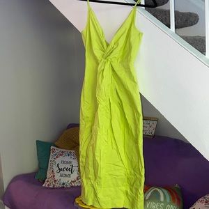 Urban Outfitters wrap dress with high slit